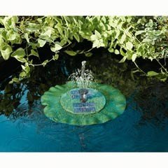 Smart Solar Garden Pond Water Feature - Lily Floating Fountain