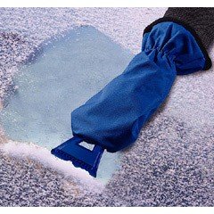 Windscreen Ice Scraper with Mitt