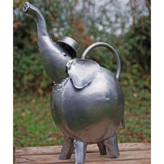 Novelty Watering Can -Top Hat Elephant