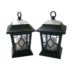 Solar Candle Coach Lantern - Pack of 2