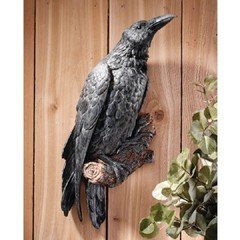 Design Toscano Ravens Perch Garden Wall Sculpture