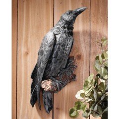 Design Toscano Ravens Perch Garden Wall Sculpture