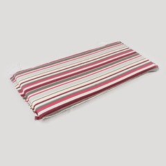 Greenfingers 3 Seater Bench Cushion in Candy Stripes - 120cm