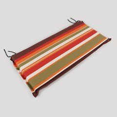 Greenfingers Wide Bench Cushion in Autumn Hues - 106cm