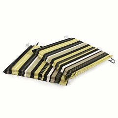 Greenfingers Square Seat Cushion in Mojito x 2 - 51.5 x 50.5cm