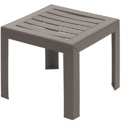Grosfillex Miami Resin Low Table - Taupe