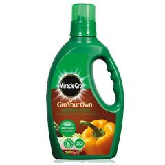 Miracle-Gro Gro Your Own Veg & Fruit Concentrated Liquid Plant Food 1 Litre