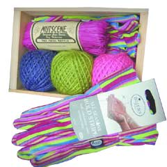 Funky Seed Tray Gift Set with Gloves