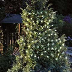 Gardman  150 LED Solar String Lights - White