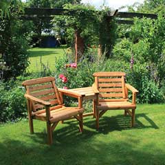 Anchor Fast Rustic FSC Pine Companion Seat W183 x D85 x H86cm