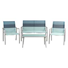 Garden Nation Cyan Surface Garden Table Set