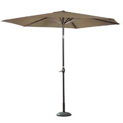 WeatherFlex Parasol 3m Mocha