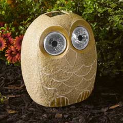 Smart Solar Bright Eye Stony Owl Solar Light