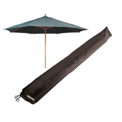 Bosmere Storm Black XLarge Parasol Cover  190 x 96cm