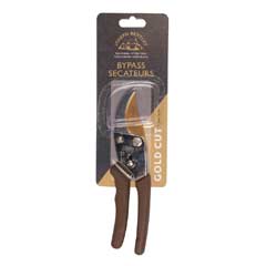 Joseph Bentley Gold Cut Bypass Secateurs