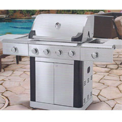 Lifestyle Stainless Steel Gas Grill 4 plus 2 Burner