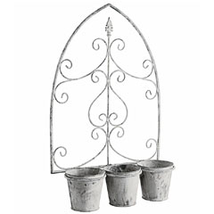 Gardman Loire Triple Pot Wall Planter