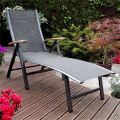 Rondeau Leisure Turin Aluminium Sun Lounger