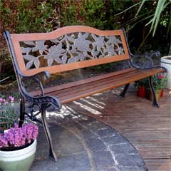 Rondeau Leisure Roanne Resin 126cm Back Bench