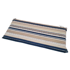 Greenfingers 3 Seater Bench Cushion - Blue Stripe 140cm