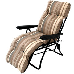 Ellister Tubular Padded Relaxer - Cappuccino Stripe