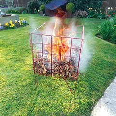 Easy To Assemble Garden Incinerator - 44 x 64cm