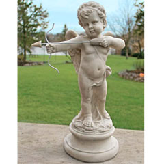 Design Toscano Cupids Message Of Love Statue Garden Statue