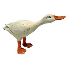 Design Toscano Rustic Crouching Duck - 32cm Width