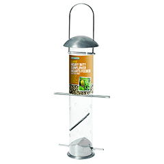 Large Heavy Duty Sunflower Hearts Feeder - 33cm Height