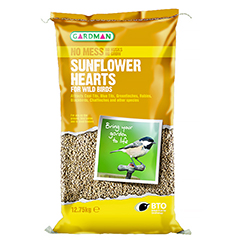 Sunflower Hearts For Wild Birds - 12.75kg