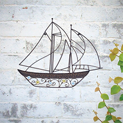 La Hacienda Billowing Sails Wall Art - 45cm Height