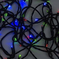 Greenfingers 50 Coloured Solar LED String Lights