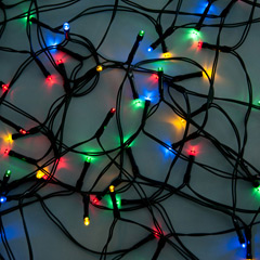 Greenfingers 100 Coloured Solar LED String Lights