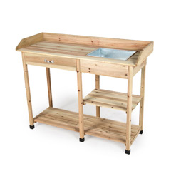 Ellister Potting Table with Drawer - Large