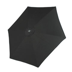 Ellister Siena Crank Parasol - 2.4m Black