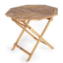 Greenfingers Hawaii FSC Acacia Octagonal Folding Table - 90cm