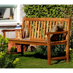 Ellister Alnwick FSC Acacia 3 Seater Bench