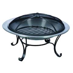 Greenfingers Stainless Steel Fire Pit - Large