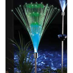 Greenfingers Solar Optic Fibre Stake Set of 2