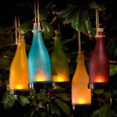 Sunflare Solar Hanging Bottle  Set of 3