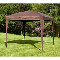 Ellister Premier Foldable Pop Up Gazebo  3 x 3 M -  Mocha