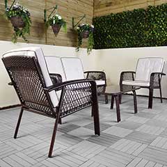 Greenfingers Lima 4 Seater Lounge Set