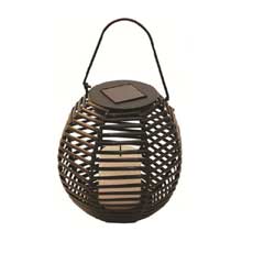 Solar Rattan Lantern