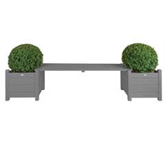 Fallen Fruits FSC Pine Bench with Planters