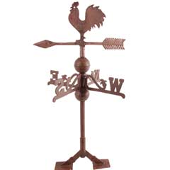 Fallen Fruits Rooster Weathervane