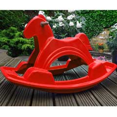 Rondeau Leisure Horse Rocker Red