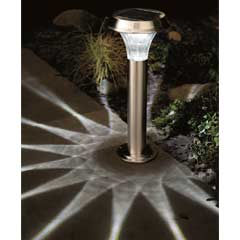 Gardman Stainless Steel Solar Post Light