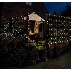 Gardman Solar 250 LED String Lights