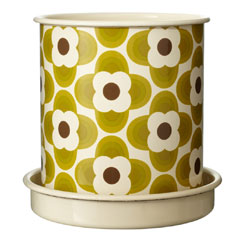 Orla Kiely Large Olive Plant Pot