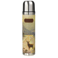 Ted Baker Men's Stag Flask 500ml